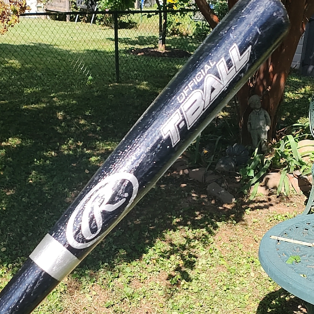 Rawlings Black and Silver T-Ball Bat
